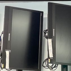 Computer Lenovo Think Monitors 24” For Sale $25-$60