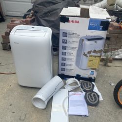 New Toshiba 12,000 BTU Portable Air Conditioner featuring Wi-Fi connectivity No Remote 