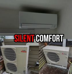 Mini splits Mitsubishi silent comfort