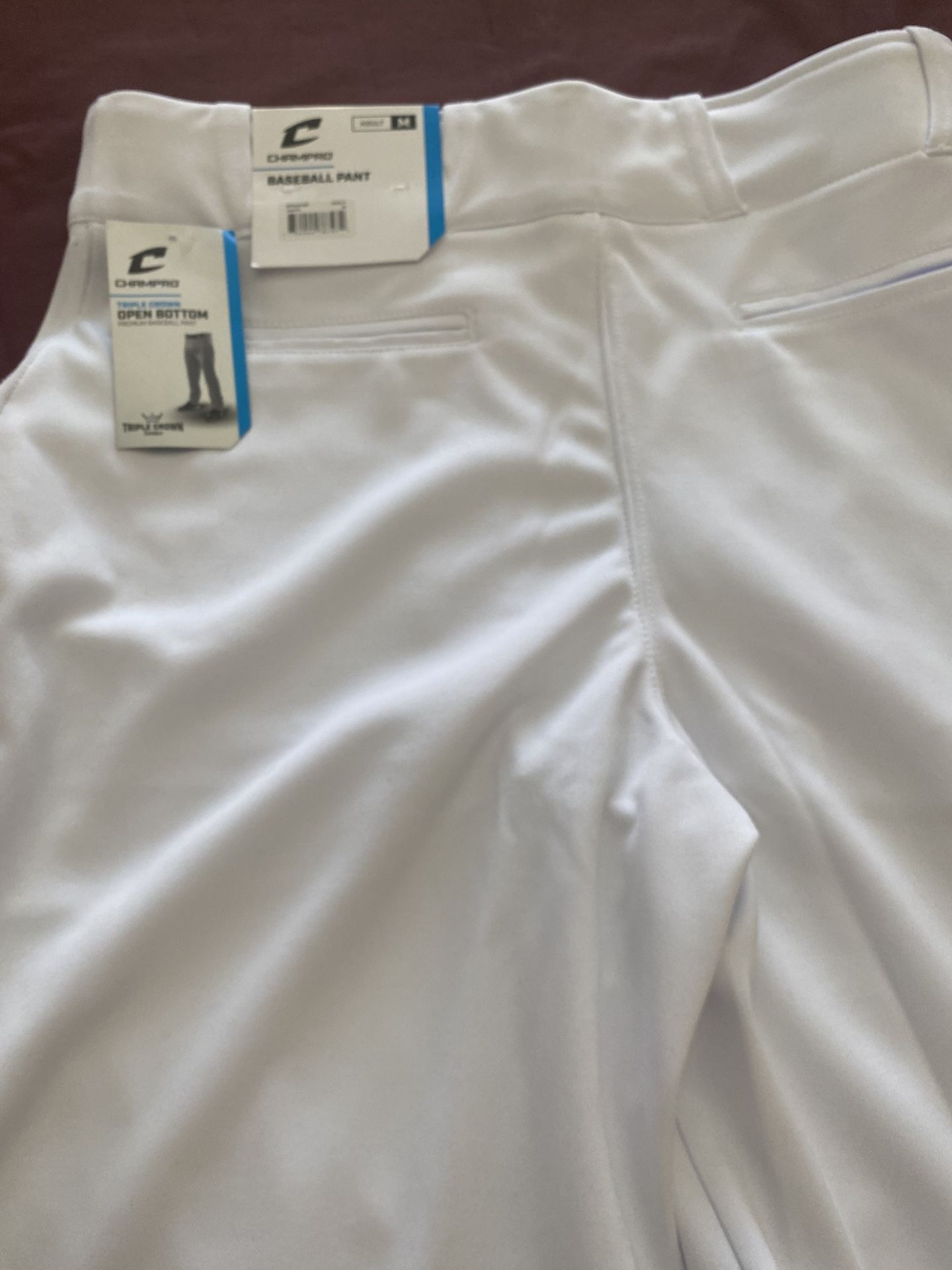 NEW!!  CHAMPRO Triple Crown Open Bottom Baseball Pant NWT