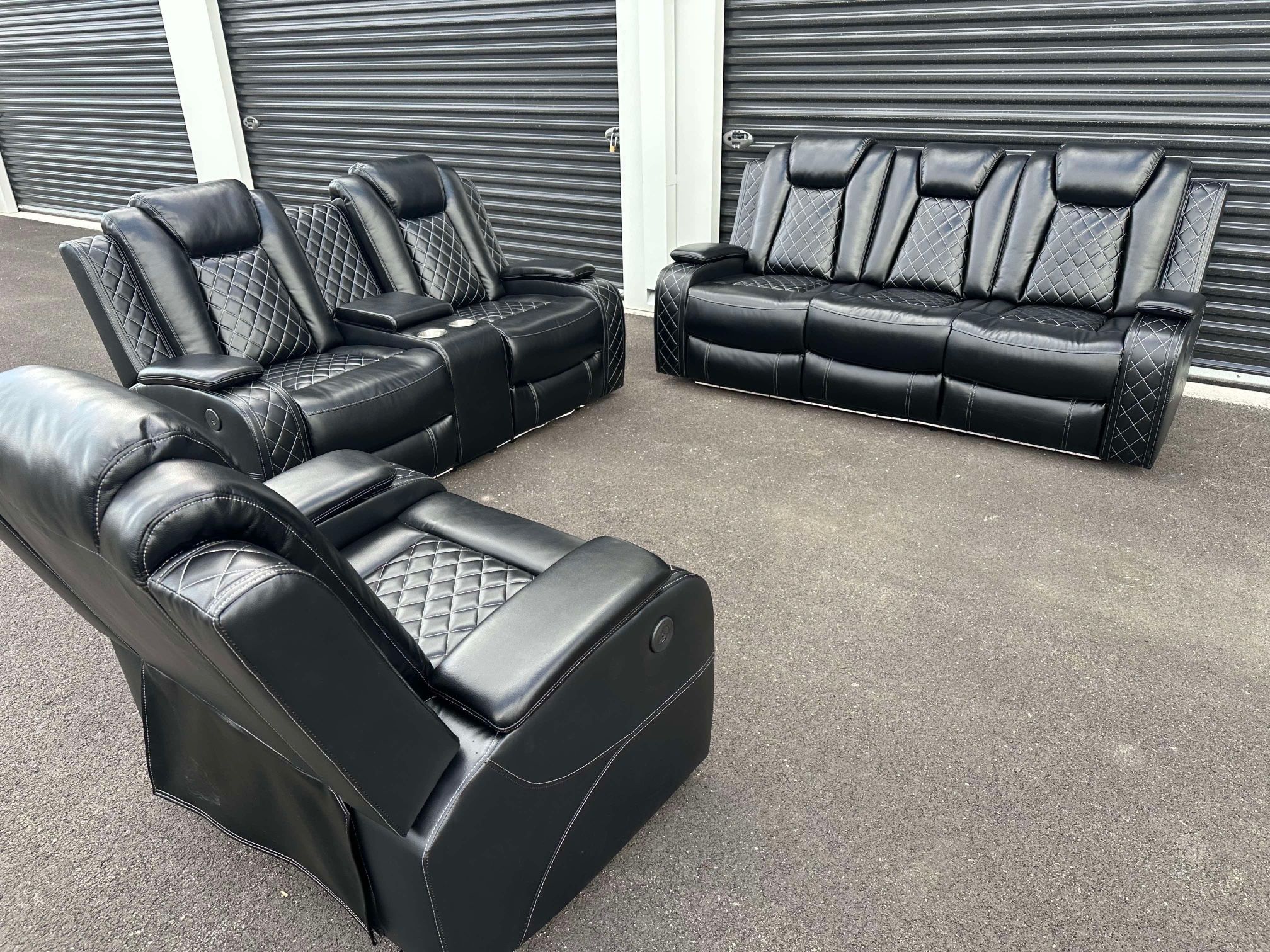Brand New Power Reclining Couch Set