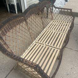 Patio 3 Person Wicked Bench 