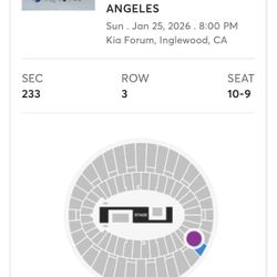TWICE CONCERT TICKETS Jan 25 2026 