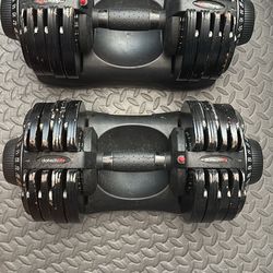 Pair Of Ativafit Dialtech Elite Adjustable Weights Dumbbells 