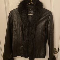 WILSON LEATHER/FAUX/ FUR LADIES JACKET 