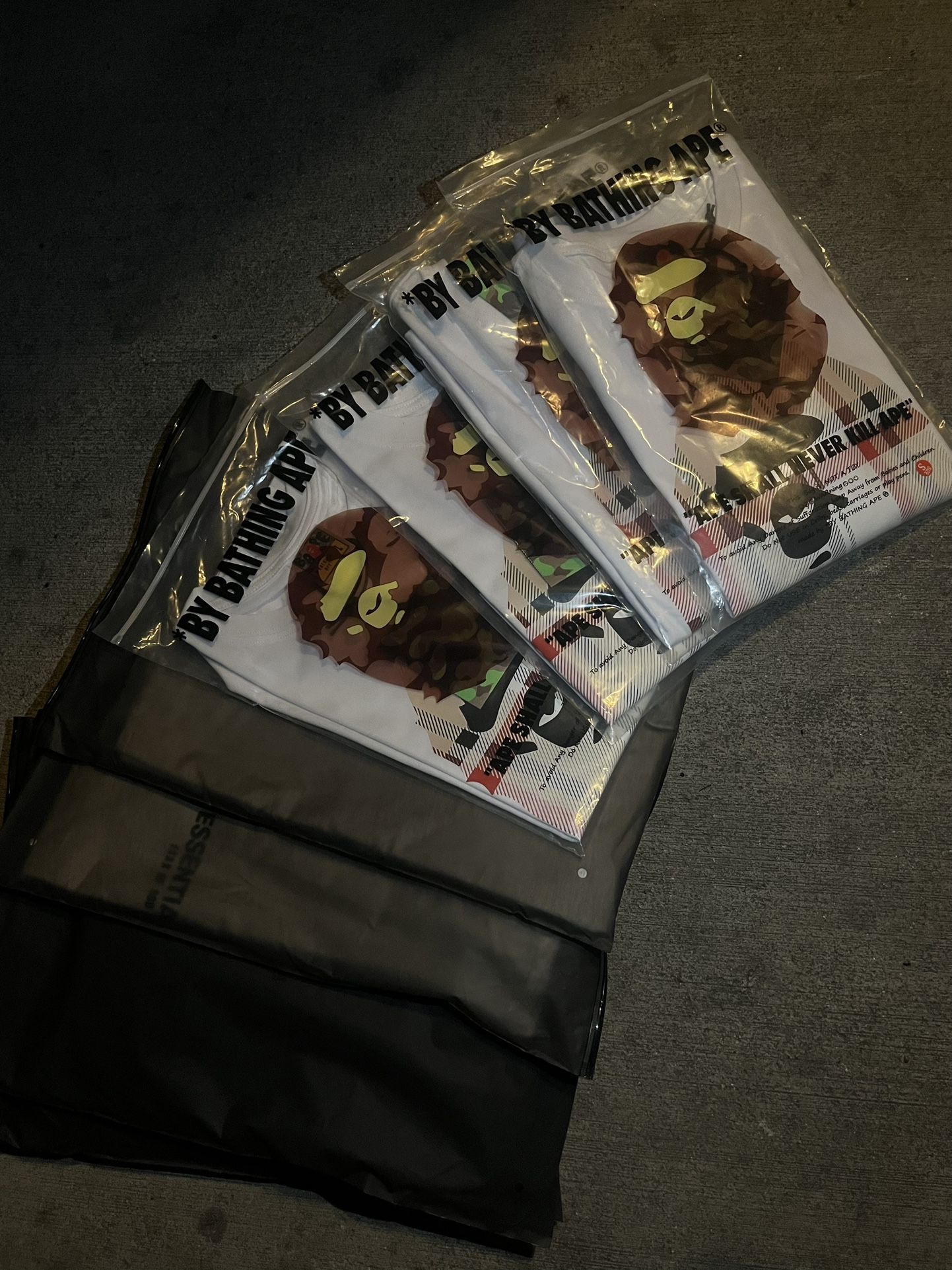 Bape Tees And Essentials