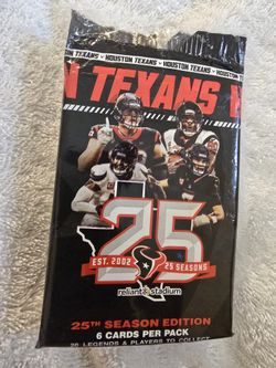 HOUSTON TEXANS 10 CARDS VARIOUS PLAYERS
PLAYERS CARDS JONATHAN JOSEPH, NICO COLLINS, 2 BRIAN CUSHING, 2 DEREK STINGLEY JR, KAMARU LASSITER, DANIEL