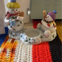 Snowman Votive Holder