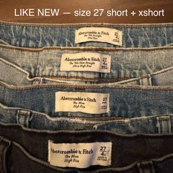 abercrombie & fitch LIKE NEW jeans — size 27