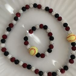 SET 35.  NECKLACE  25. BRACELET 15