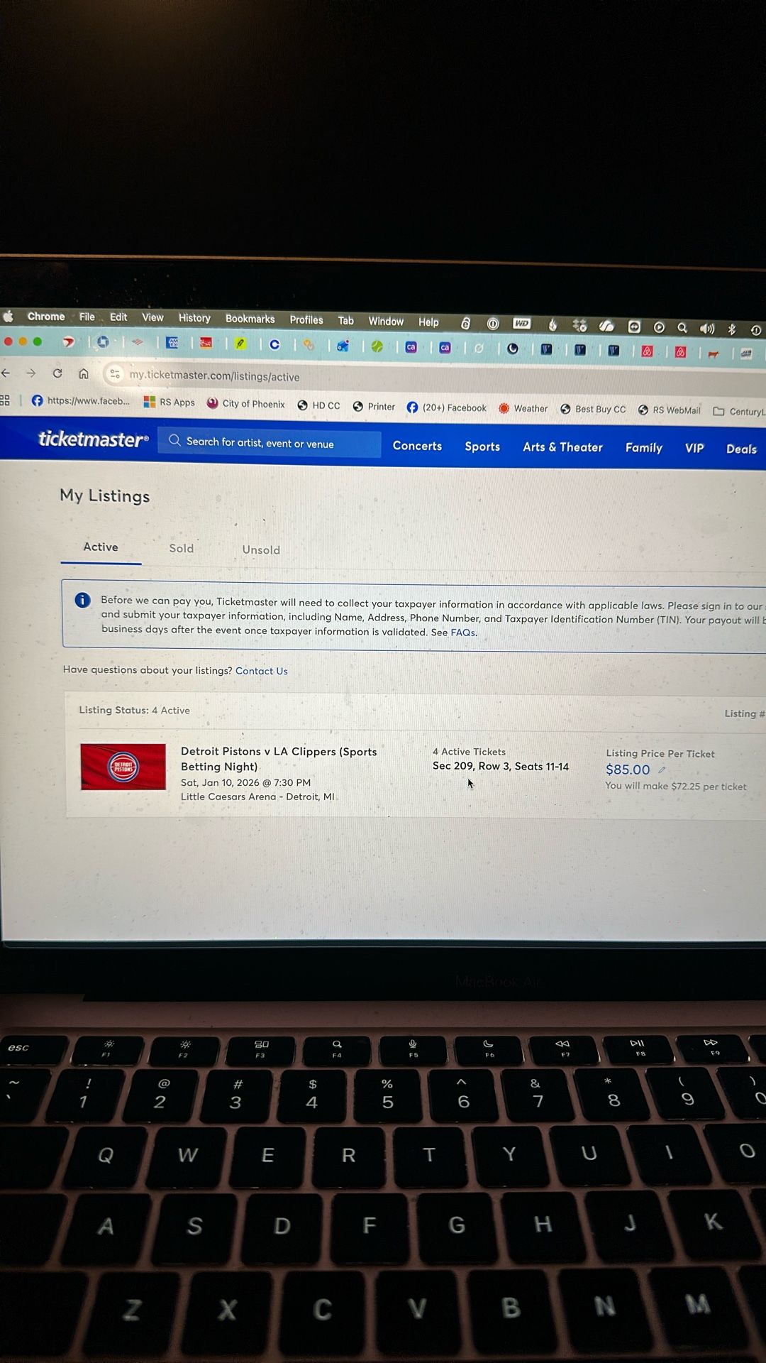 Detroit Pistons vs LA Clippers Game On 1/10/26