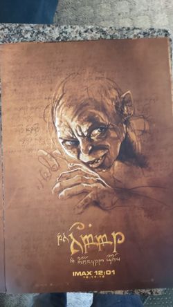 Lord Of The Rings Hobbit One Sheets X 4