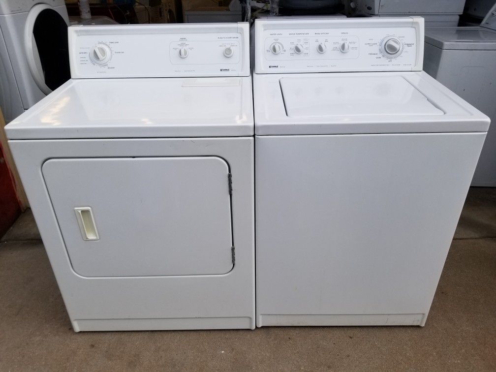 *KENMORE WASHER AND ELECTRIC DRYER SET IN GREAT WORKING CONDITION CAN DELIVER AND INSTALL