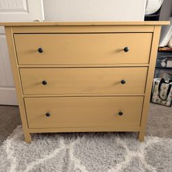 IKEA Yellow 3 Drawer Dresser