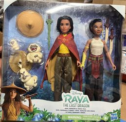 Disney Raya and the Last Dragon Raya, Namaari & Ongis Dolls and Figure Pack