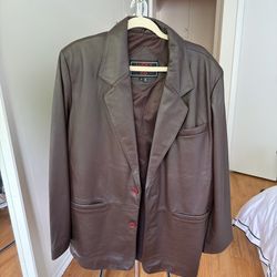 Brown Leather Jacket / Coat