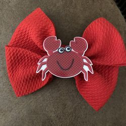 Crab Hair Bow