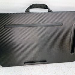 LapGear Sidekick Lap Desk - Pro Black Carbon- Fits Up to 15.6 Inch Laptops 