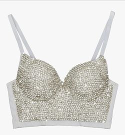 Bling encrusted bra size medium