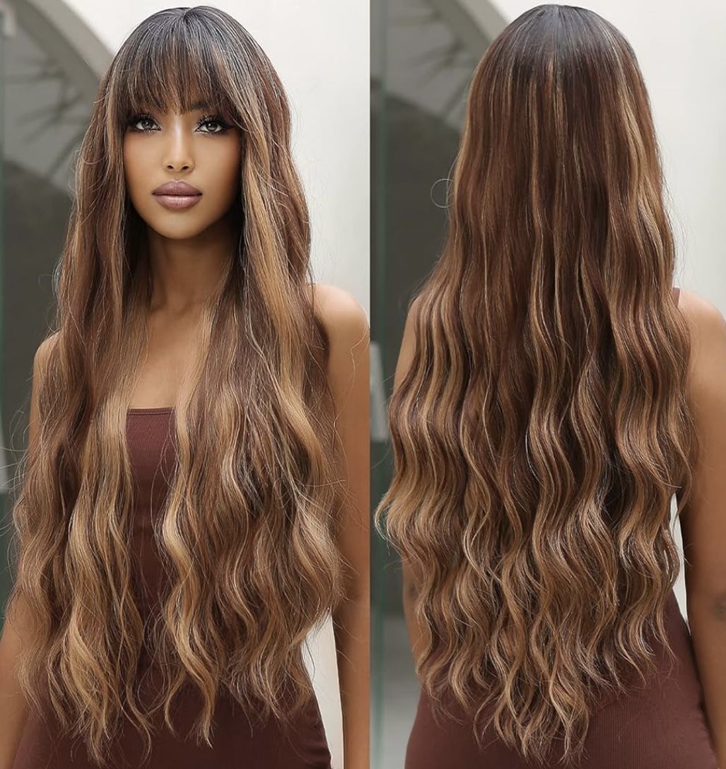 “Cinnamon” 28” Full Wig
