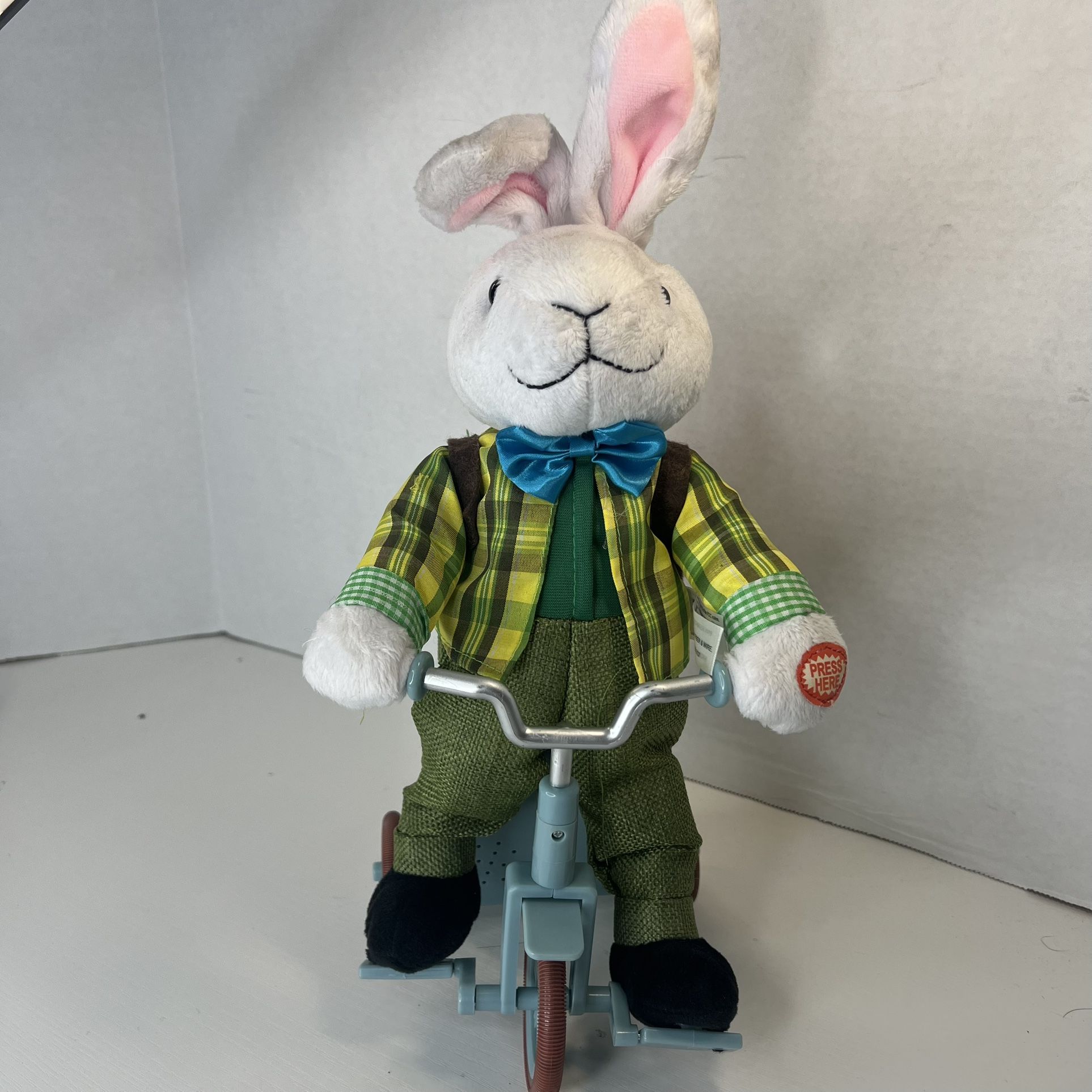 Cottondale Easter Animated Riding Bunny on Tricycle 15”