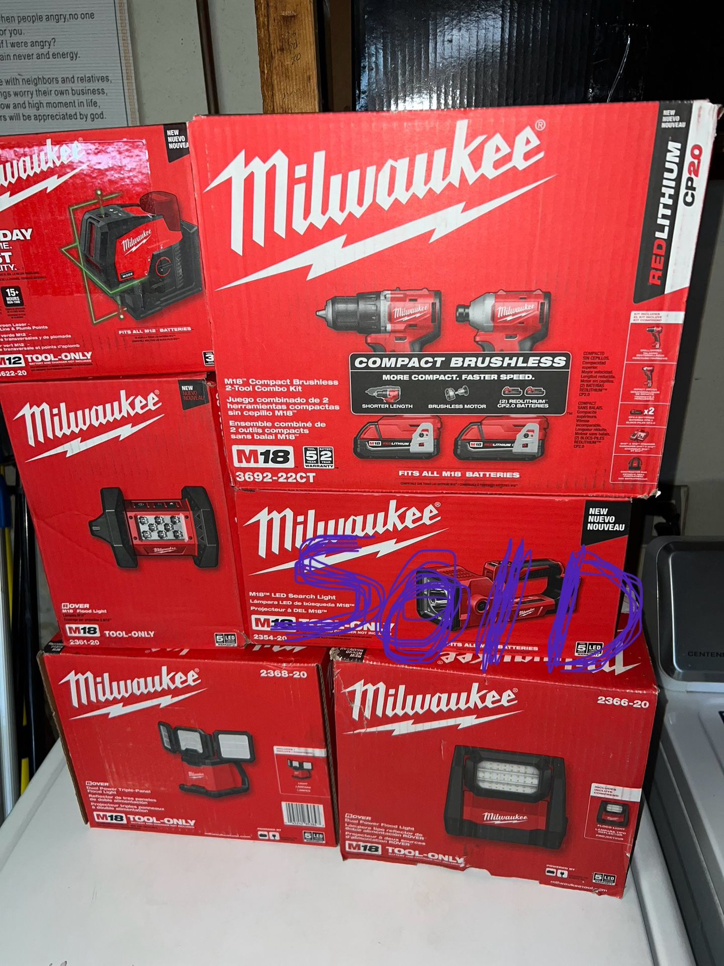 Milwaukee Tools All Brand New