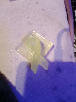 Awareness Ribbon Resin Pin or Charm