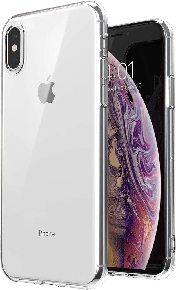 iPhone 7/8/X Slim Transparent Case [2PACK!]
