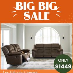 2 Pc Sofa And Loveseat 