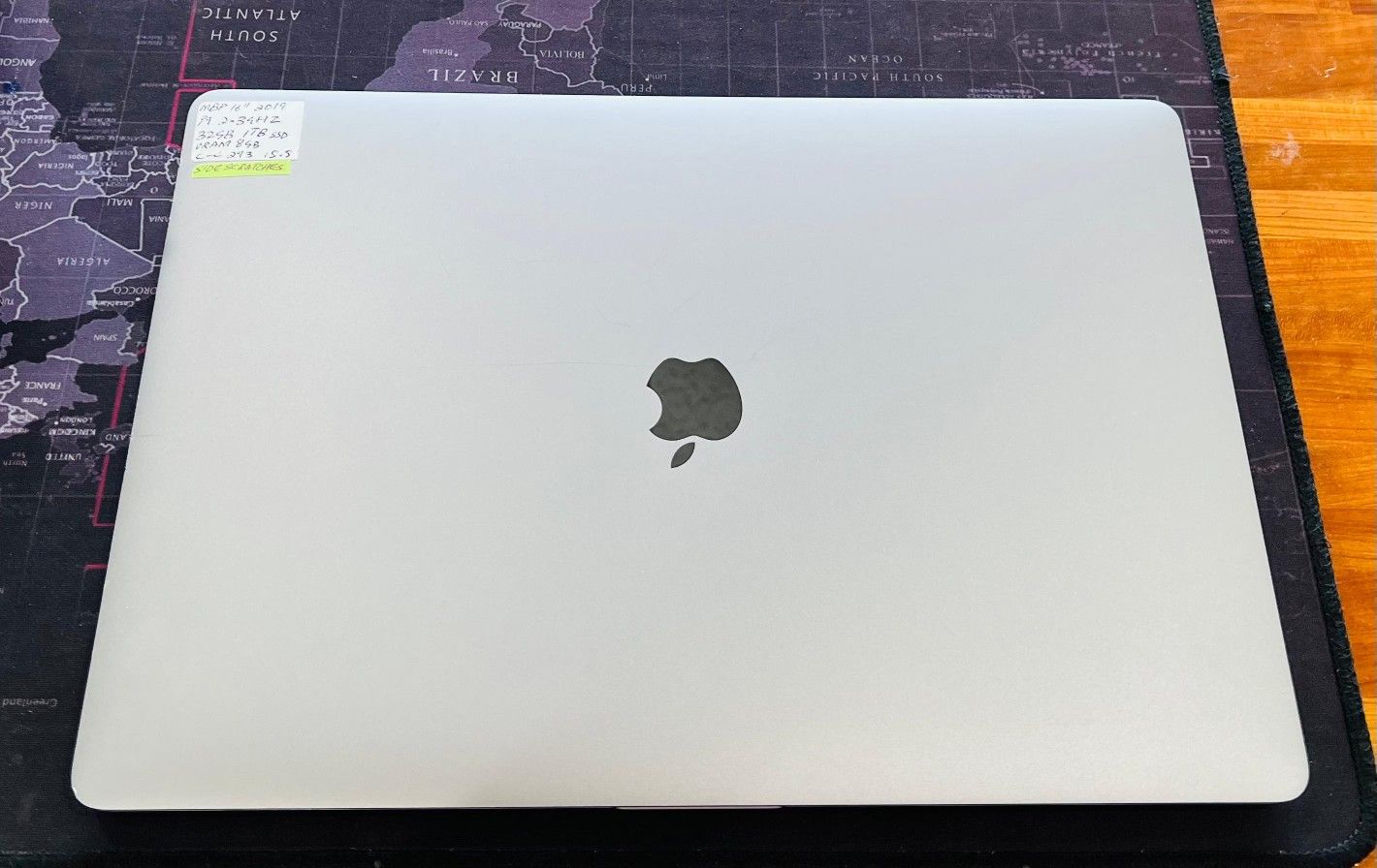 Apple MacBook Pro 16” 2019 Core Core i9 32GB RAM 1TB Radeon