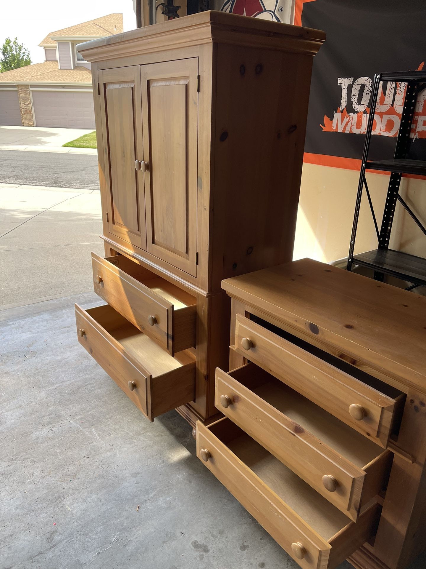 Broyhill Armoire And Dresser
