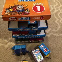 Thomas and friends minis with hook along carriers