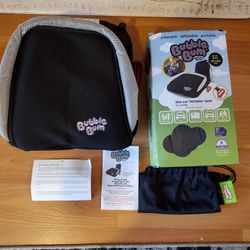 Bubble Gum Travel CarBooster New!  4-11 Yrs 40-100lbs