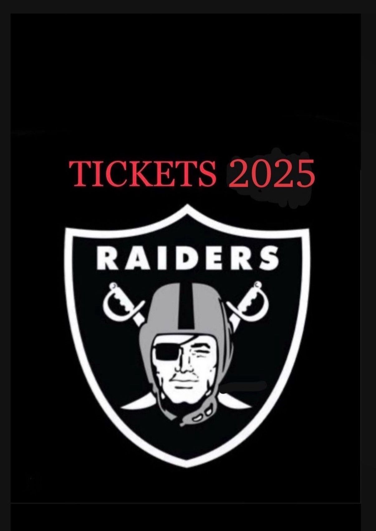 Raiders tickets 2025