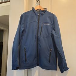 Men's Eddie Bauer Zippered Jacket Size Medium