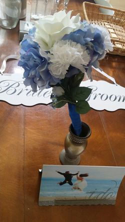 Silk Flower Bride's Bouquet