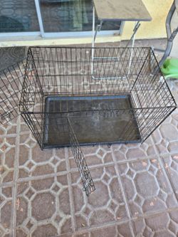 36" Large Folding Dog Crate w/ Tray