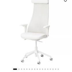 IKEA High Back Office Chair (White) – Like New, Comfortable & Stylish