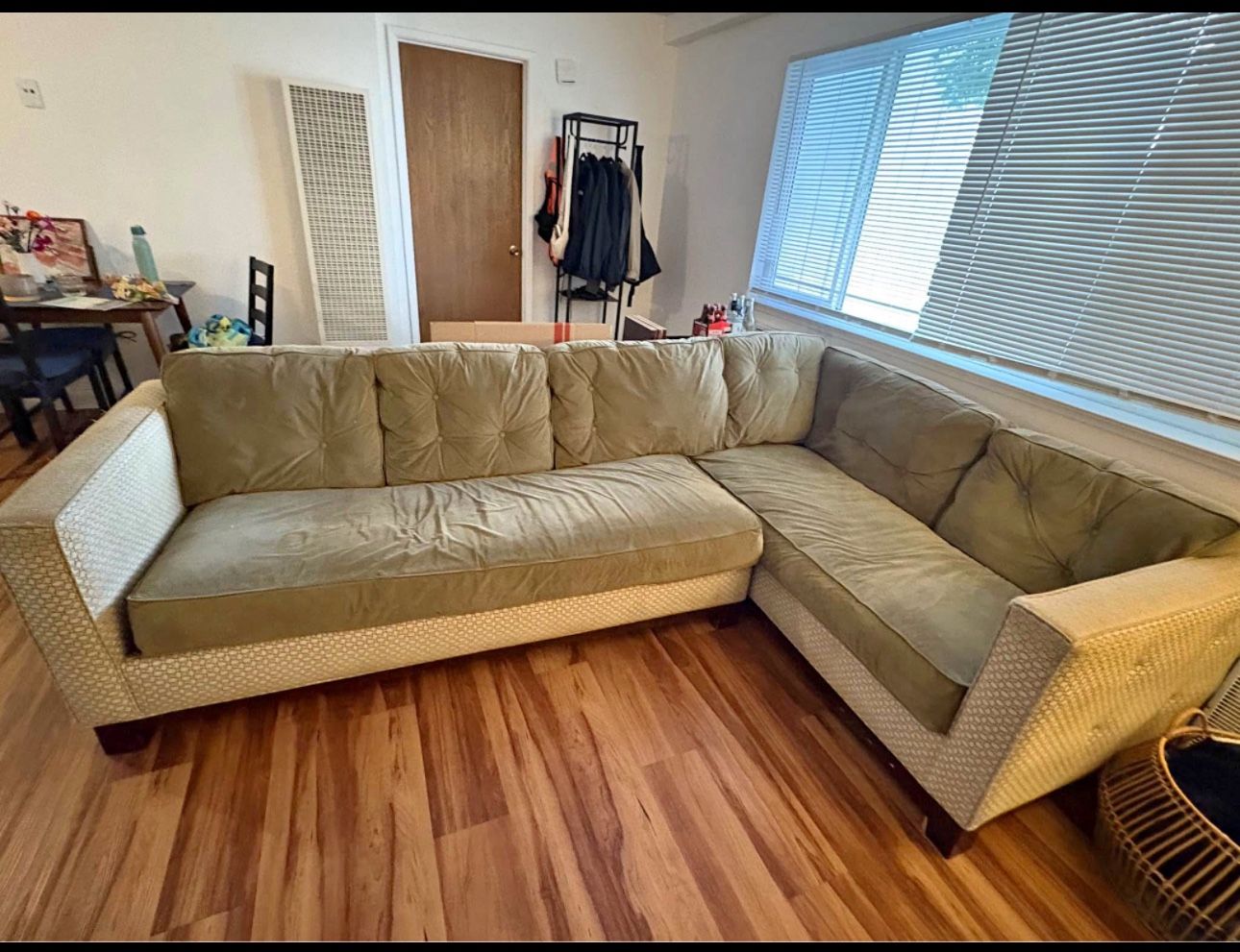 Beige Sectional Couch (perfect)