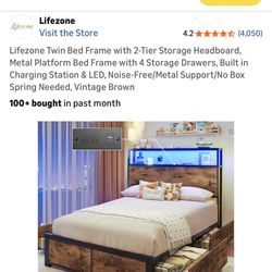 Twin Bed Frame - New