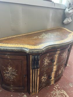 Antique Bedside Footstool