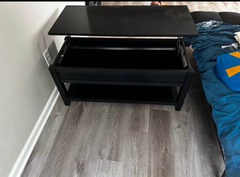 Black furniture stand