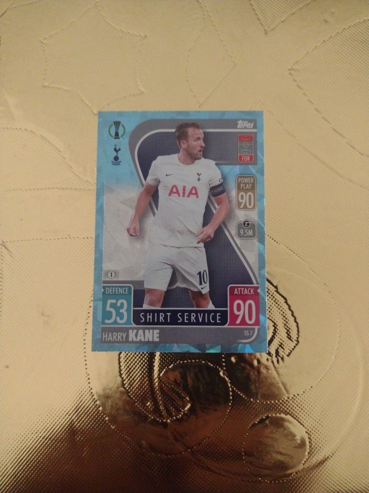 TOOPS MATCH ATTAX BLUE LASER HARRY KANE