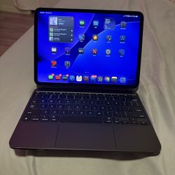 iPad Pro M4 11 inch wifi+cellular 256gb with keyboard!