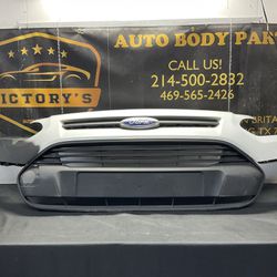 FORD TRANSIT 2014-2018 FRONT BUMPER WITH GRILLE OEM