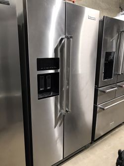 KITCHEN AID COUNTER DEPTH SIDE BY SIDE