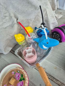Variety of plastic items