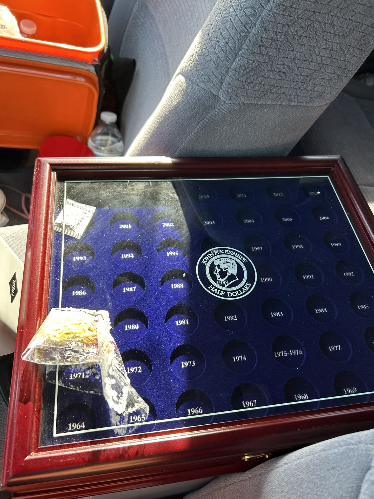 J F Kennedy Coin Collection Case