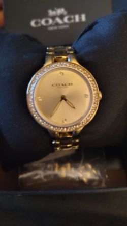 Coach girls Gold-Tone  New Watch
