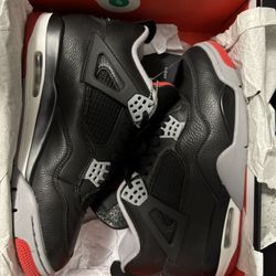 Jordan 4 Retro Bred Reimagined Sz10.5